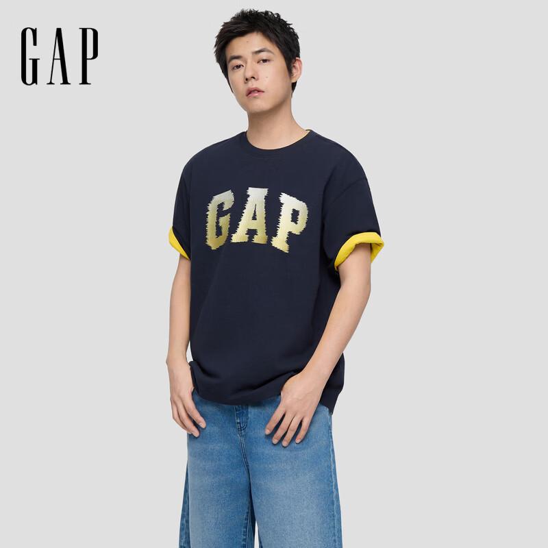 GAP Unisex Logo Gradient Embroidered Short Sleeve T-Shirt 185108A 4400₽
