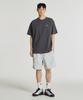 Nyuballanseu Nbneg31663 / Uni Sunny Rainy Lettering Short Sleeve T-Shirt (Charcoal)