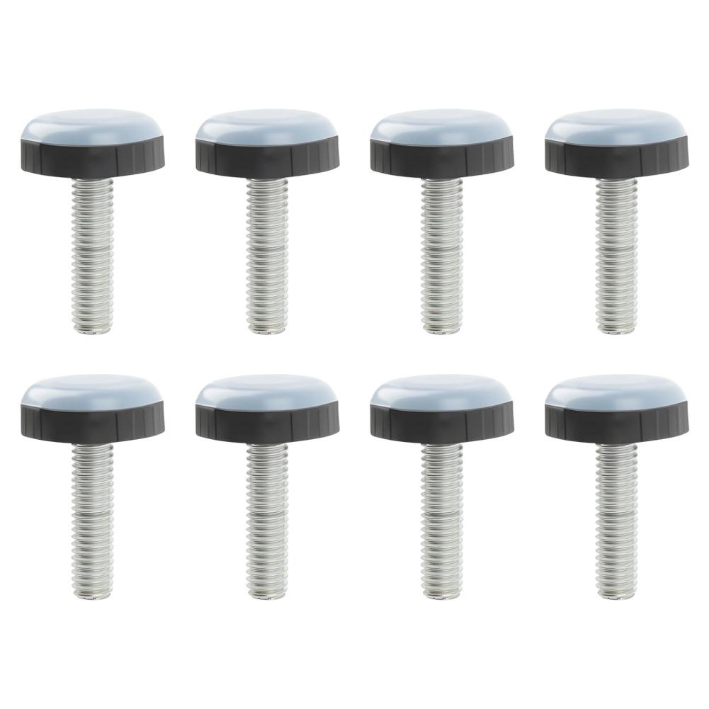 8 x Furniture Gliders with M6 Thread Floor Protectors for Chairs Tables Cupboards Suitable for Multiple Floors