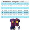 Barcelona Yamal Kids Football Jersey Set Sport Equipment Soccer Uniform Kit