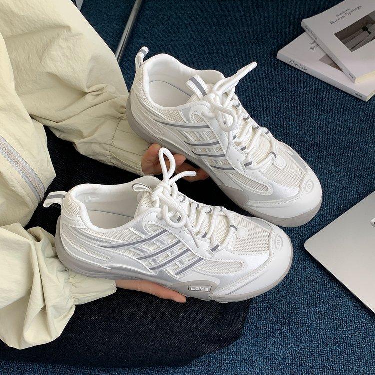 

Super soft and breathable~ Hollow mesh flat bottom German training shoes women s 2025 summer new breathable thin sports and leisure shoes 40