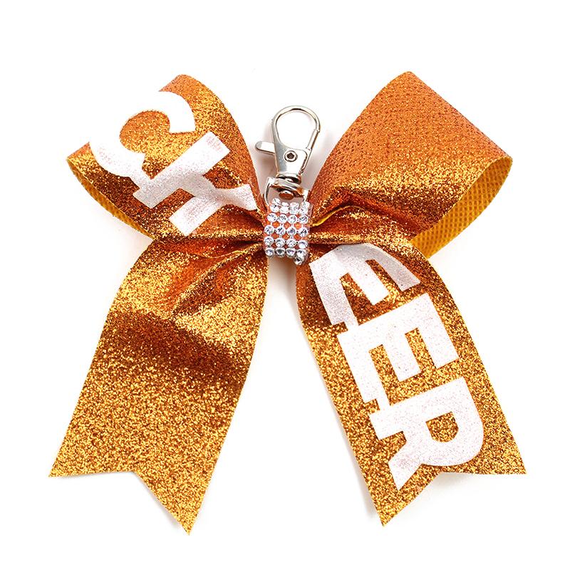 Creative  Cheerleader Keyrings With Glitters Designs Unique Keyrings Exquisite Backpack Decoration Accessories Gifts