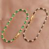 Luxury Rainbow Iced Out Zircon Tennis CZ Bracelet Women's Stretch Adjustable Bracelet Hippie Fashion Accessories Jewelry Gifts