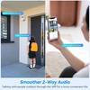 EU Plug 6MP Dual Lens WIFI PTZ IP Security Camera Real Time Dual Screen Ai Auto Tracking Body Detection Outdoor Waterproof CCTV Video Surveillance