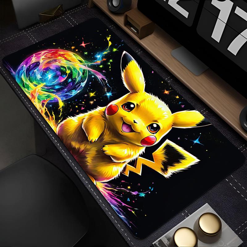 Tappetino per mouse Pokemon Pikachu Computer Laptop Anime Tastiera Mouse Pad XXL Grande Mousepad Tastiere Pad Decorazione per Gamers Tappetino da scrivania