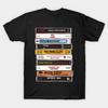 Asian Size Cotton Unisex Tshirt Print T-shirt Stacked Cassettes - Hip Hop T-shirt No-Cut Print Regular Fit