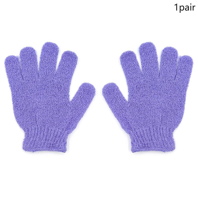 1Pair Exfoliating Gloves Bath Sponge Body Dead Skin Remover Bathroom Shower Brush Massager Scrub Exfoliator Magic Bathing