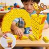 Mouse Cheese Stack Tower Stacking Toy For Kids With Visual And Handeye Coordination Development