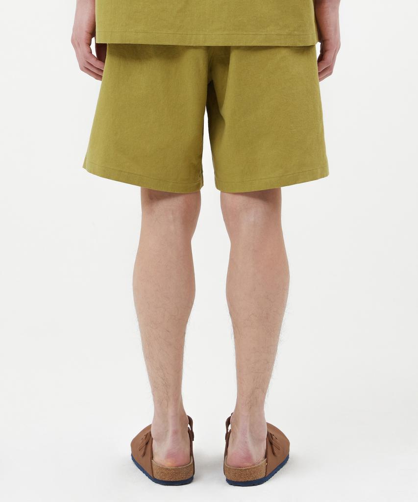 LMC Globe Linen Shorts Olive