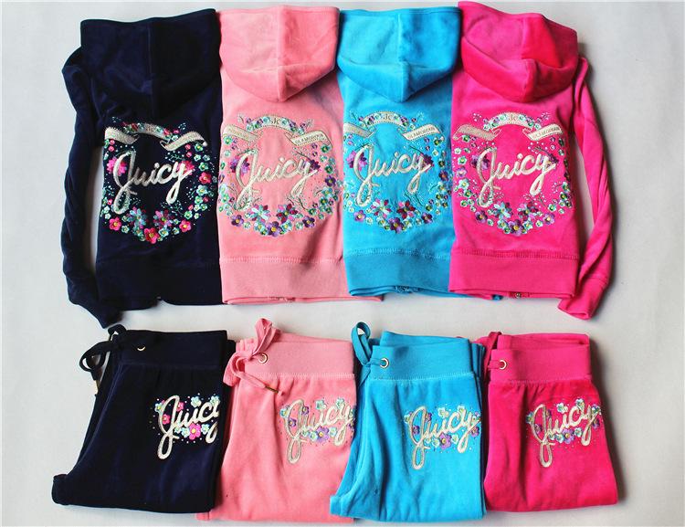 Podzimní Evropský a Americký Dívčí Slim Fit Sametový Set na Jógu - Sportovní Módní Rodinný Outfit