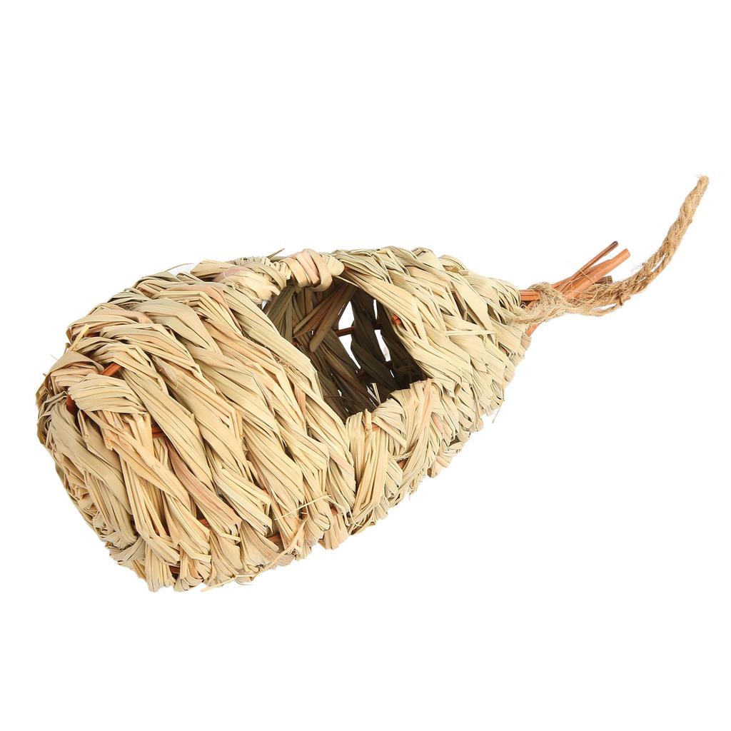 Grass Woven Bird Nest Natural Safe Hanging Hand Woven Hummingbird Nest for Indoor Outdoor