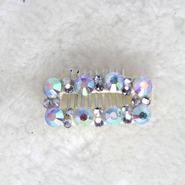 Maltese Rhinestone Puppy & Kitten Hair Clip - Universal Handmade Pet Accessory