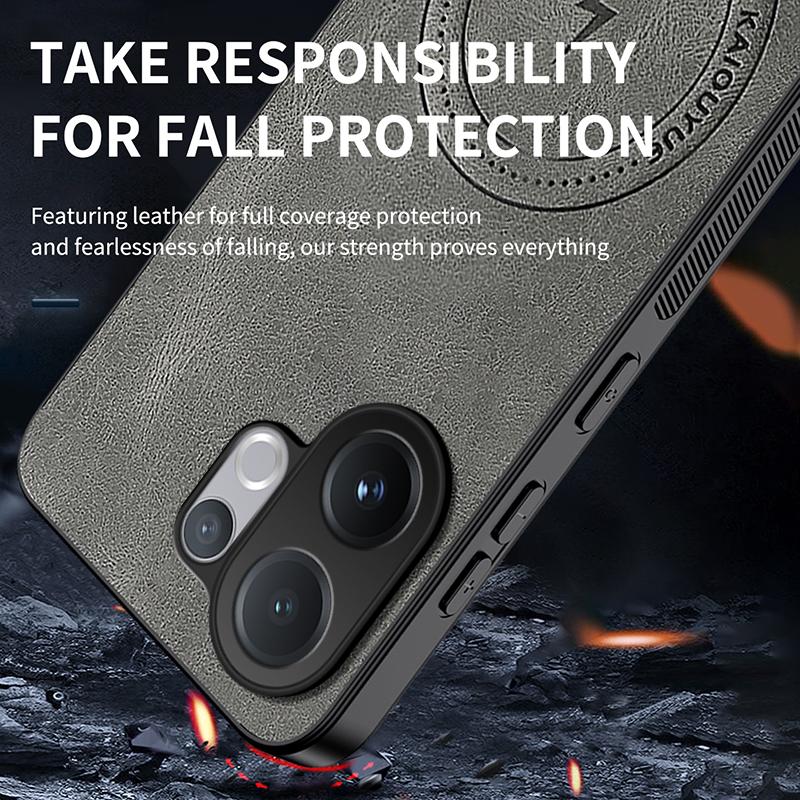 Case for VIVO V60 5G Luxury Sheep Skin Magnetic Magsafe Wireless Charging Matte Cover for VIVO V 60 Anti-drop Protection Bumper
