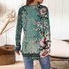Womens Oversized Sweatshirt Graphic Sweater Long Sleeve Drop Shoulder Round Shirt Tops Vintage Clothes