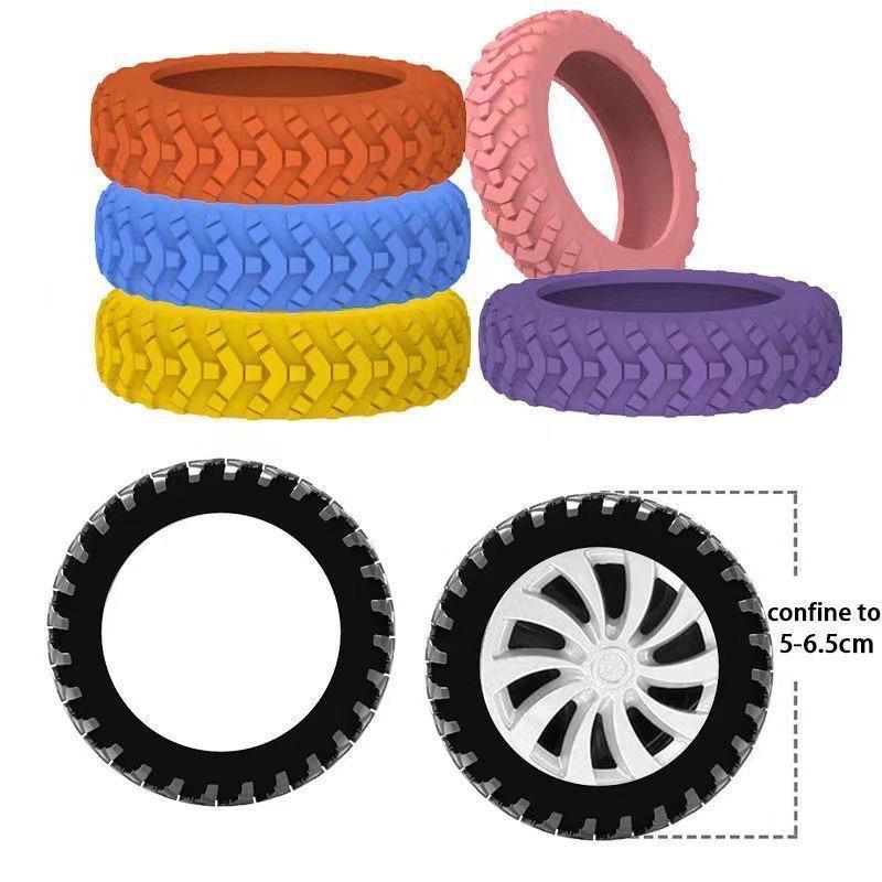 Silent Silicone Luggage Wheel Covers – Universal Suitcase Protector Accessory