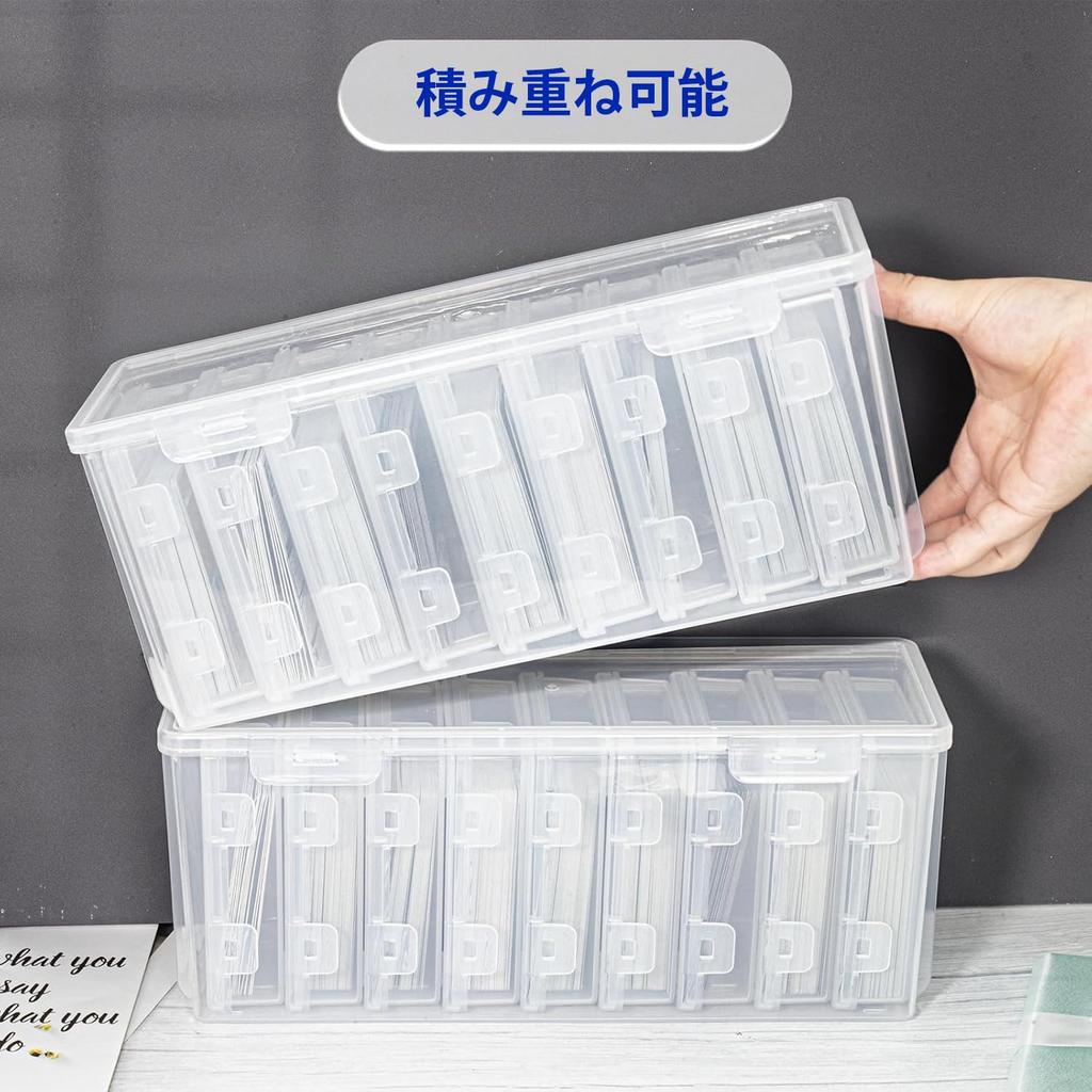 MFDXWCV Deck Trading Card Trading Card Card Trading Card of Card Card Box Case, Case, Storage, Case, Card, Transparent, Storage, [Set 1+9], Storage,