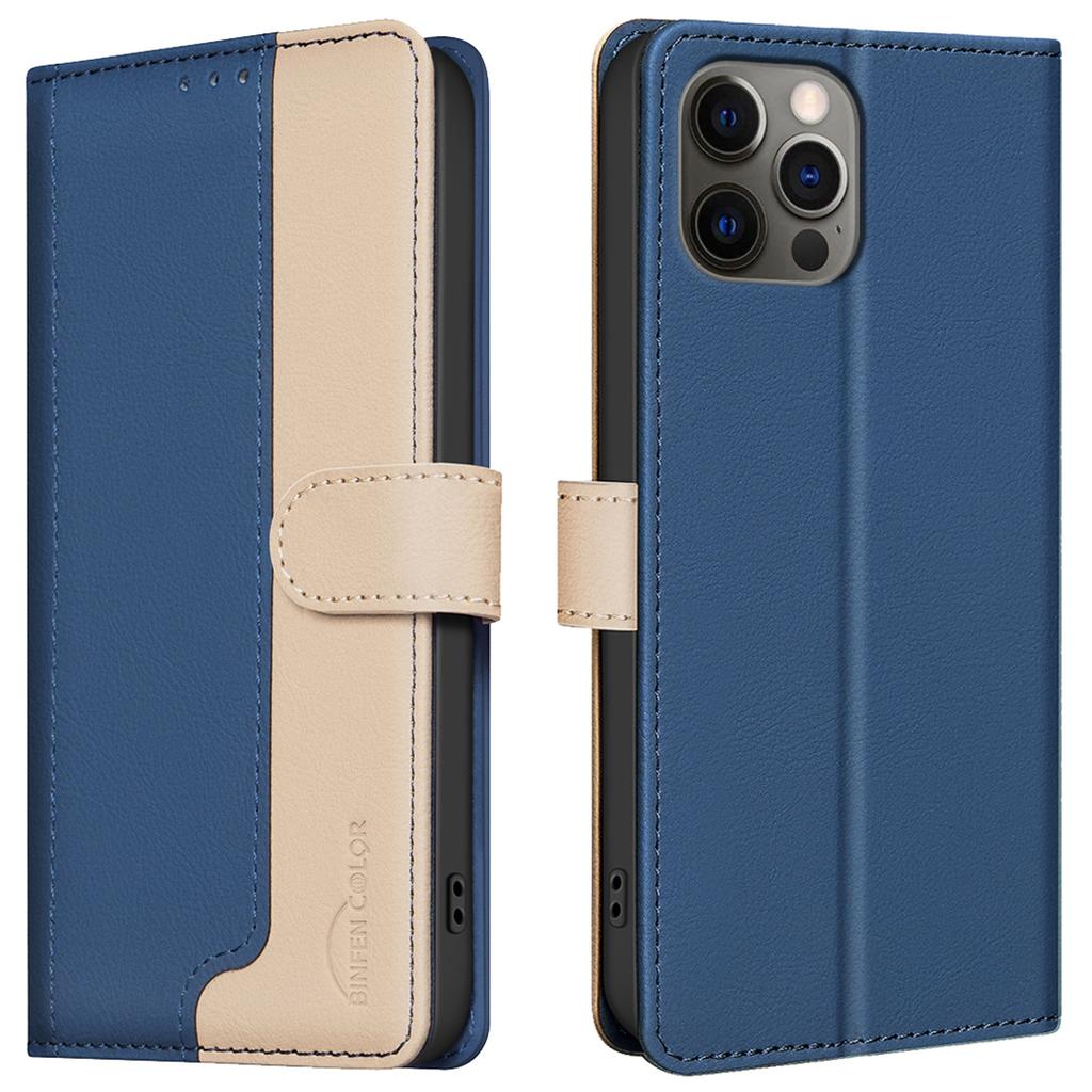 For iPhone 13 Pro Max Leather Case Wallet Phone Cover RFID Blocking