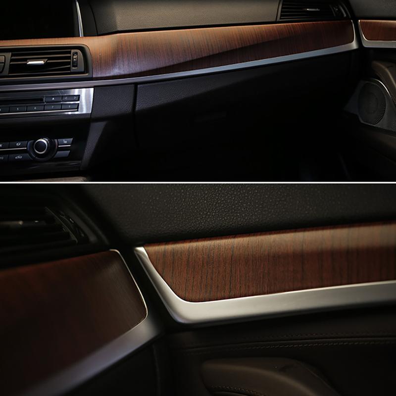 50*200/600cm Premium Wood Grain Vinyl Wrap Film Car Stickers and Decals Auto Interior PVC Film with Air Bubble Free Accessories