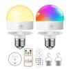 USB Rechargeable Emergency Bulb 5W Stage Lamp Bulb Atmosphere Light RGB   Light Bulb  Bar