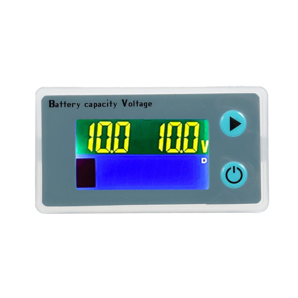 10-100V LCD Battery Monitor 12V/24V/36V/48V Digital Battery Capacity Voltmeter Tester Percentage Level Voltage Meter Gauge