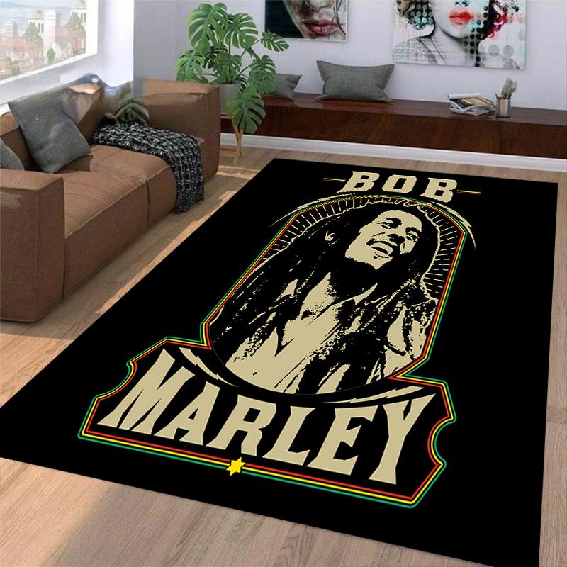 Vintage Bob Marley Rug Suitable for use as an anti-slip game mat for living room and bedroom sofas