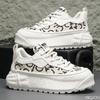 Trendy Thick Soled Men's Shoes 2025 Spring New Height Increasing Breathable Sports and Leisure Men's Vulcanized Shoes Sneakers