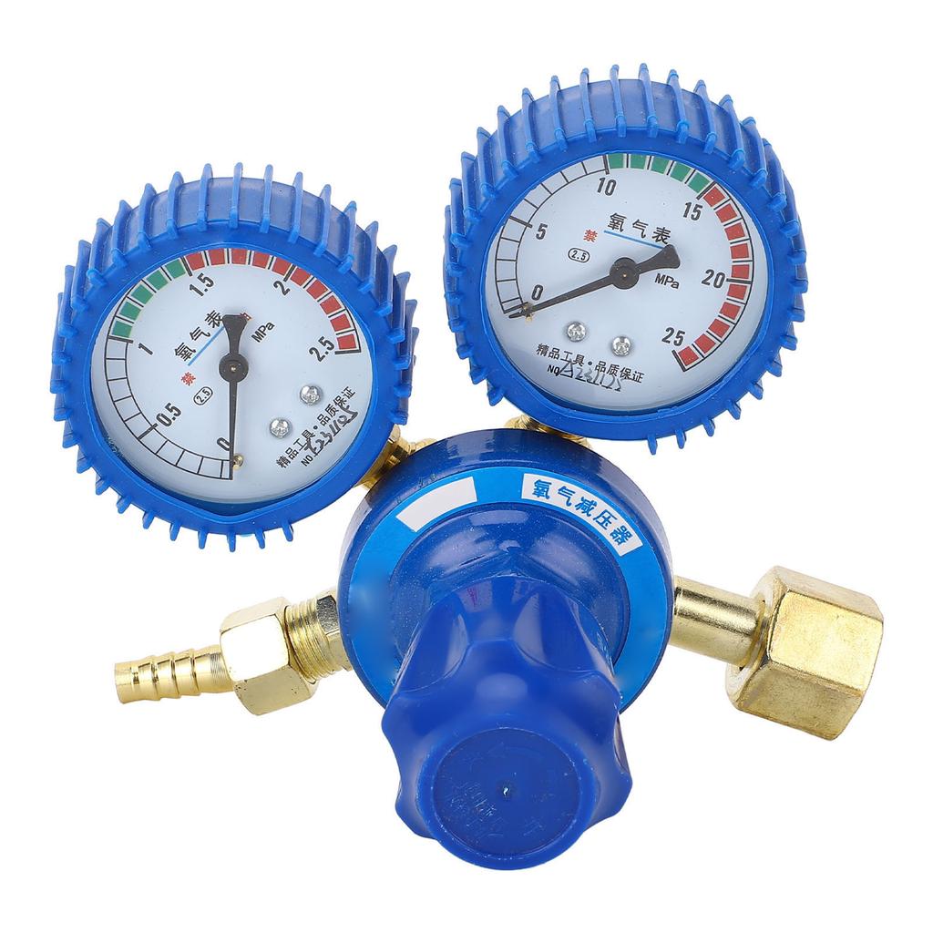 Sauerstoffregler Tank Flasche Druckminderer Zubehör mit stoßfestem Manometer