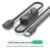 Futa USB 3.0 Extension Cable with Switch, Male To Female for Small Fan, Desk Lamp, Dashcam, or Data Power Supply, 90cm
