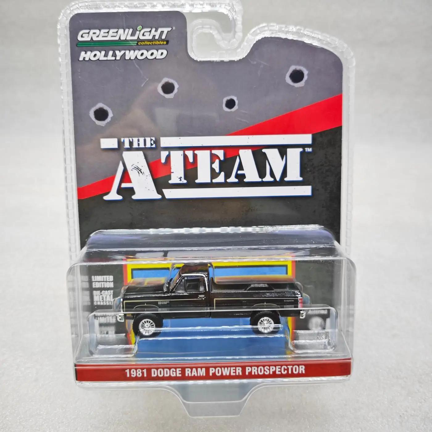 

Зеленый свет 1:64 1981 Dodge Ram Power Prospector Сплав симуляция микро модель автомобиля коллекция украшение игрушка автомобиль подарок