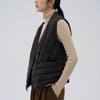 Womens V-Neck Down Vest Lightweight Warm Sleeveless Puffer Fall Winter Layering Casual Style