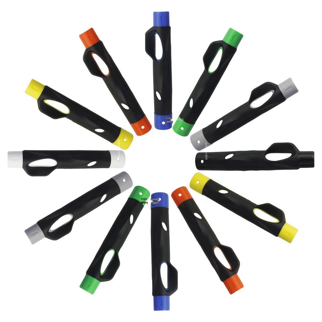 Beginner Golf Hand Grip Corrector - Double Hole Plastic Trainer