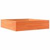 Plant Box Wax Brown 100 X 100 X 23 Cm Solid Pine Wood