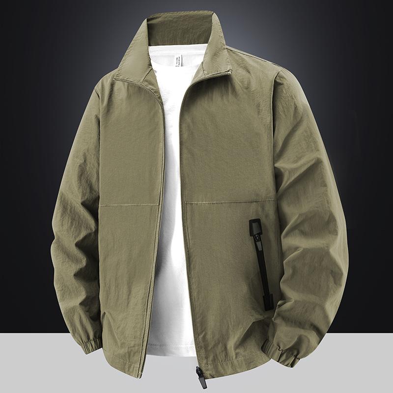 Men's coat 2025 new jacket jacket jacket fashion trend loose casual windproof