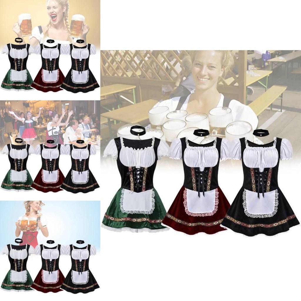Stylish Halloween Beer Girl Dress Flattering Bodycon Stage Outfit For Women Available In Multiple Sizes