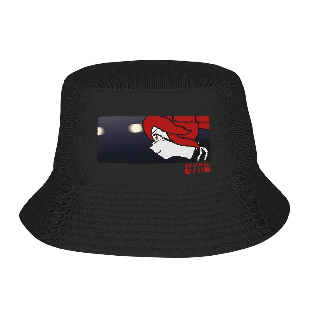 Style Kasane Teto Bucket Hat Unisex Lightweight Virtual Singer Fishing Cap Hot Summer Headwear Bob Hat