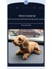 Resin Flocking Dachshund Shaking Head Car Ornament
