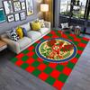 Royal Emblem Checkerboard Background carpet Living room and bedroom mats Suitable for all seasons Doormat Protective pad Fashion