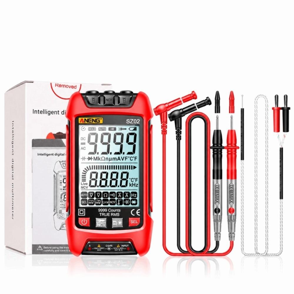 Auto Range Digital Multimeter 9999 Counts Electrical Capacitance Meter Industrial Maintenance