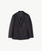 Stco Wool Solid Double-Breasted Jacket_Violet (Classic Fit)_Ssjxa61Dsv