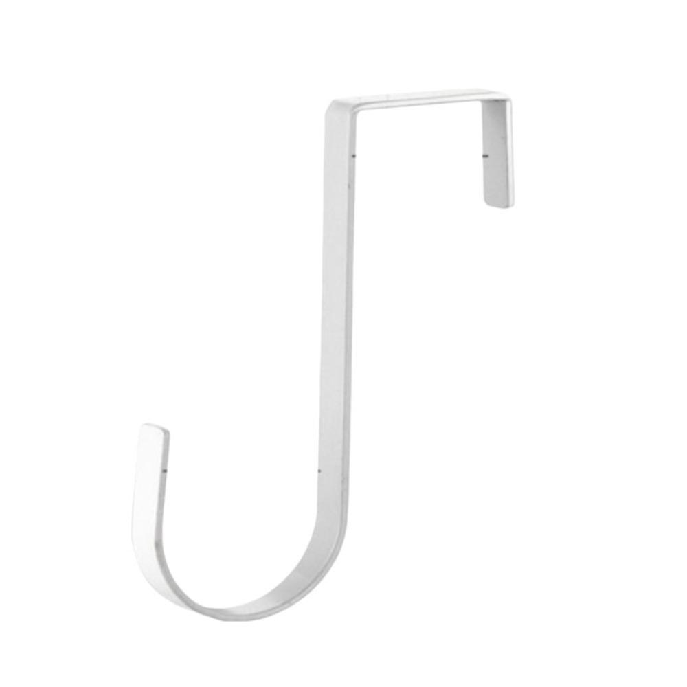 Stainless Steel Over Cabinet Door Hook J Shape Heavy Duty Coat Towel Hook No Drill Space Saving Cabinet Door Hanger Laundry Room