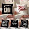 BBohse OOnkelz Kissenbezug Kissenhülle Kurzer Plüsch Verdeckter Reißverschluss Raum Sofa Kissenbezug