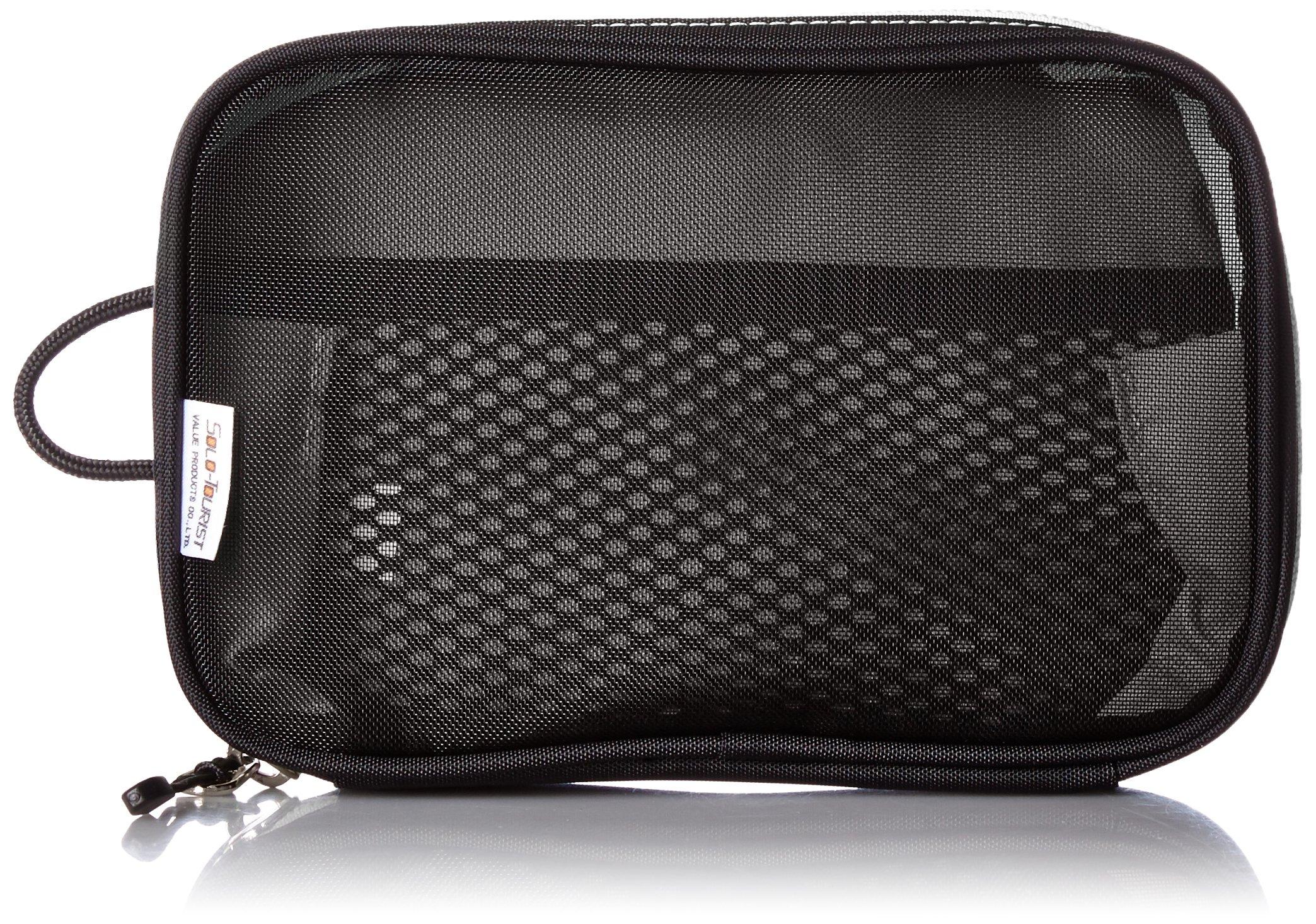 

Mesh Pouch M 18 cm Gray [Solo Tourist] 0.05kg MP-M