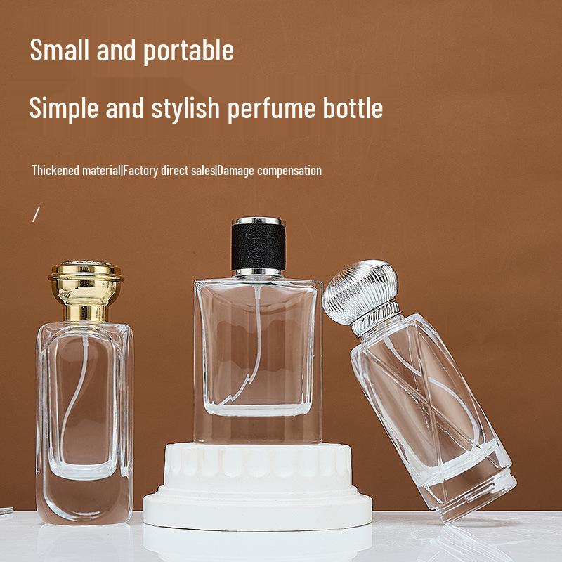 100ml Large Capacity High-End Glass Perfume Spray Bottle