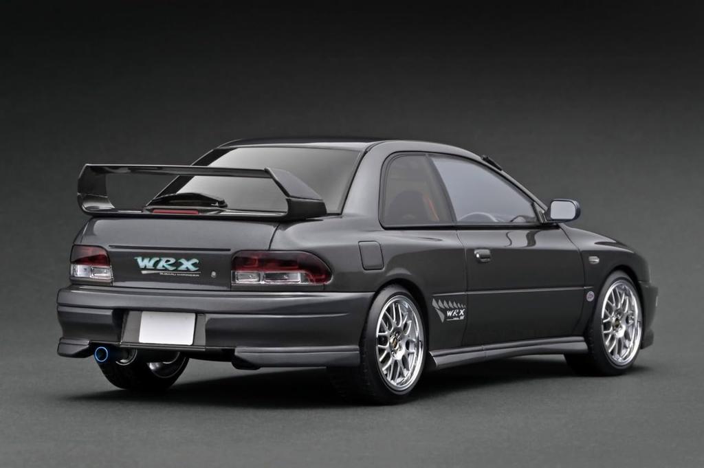 ignition model SUBARU Impreza WRX Type R STi Version V Gun Metallic finished product IG3552 1/18 (GC8)