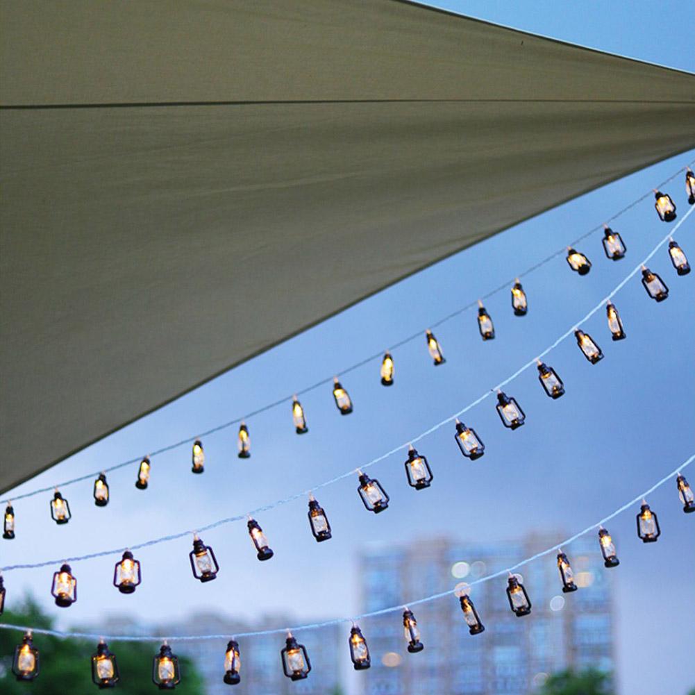 Ghirlande Luminoase LED Lampă cu Petrol Retro Ghirlande Luminoase Lumină de Crăciun Alimentate cu Baterii Exterior Acasă Decorațiune de Crăciun Crăciun