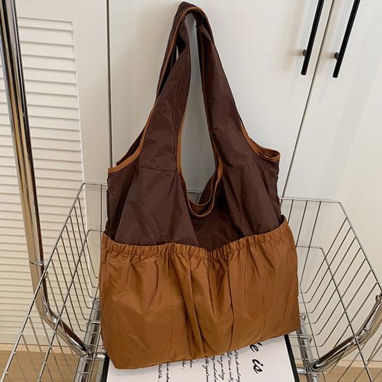 Faltbare Tasche Große Kapazität Faltbare Umhängetasche mit Reißverschluss und Innentasche Design Pendler-Tragetasche für den täglichen Gebrauch