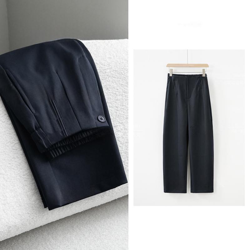 

High-End Early Autumn Slimming High-Waisted Wrinkle-Resistant Narrow Leg Balloon Pants Small (85-100 Jin)