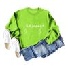 Women's Loose Fit Long-Sleeve Round Neck Casual Fashion Sweatshirt