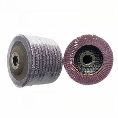 5 Pcs Aluminium Oxide Flap Discs Flap Sanding Grinding Discs for 4.5” (115mm) Angle Grinders