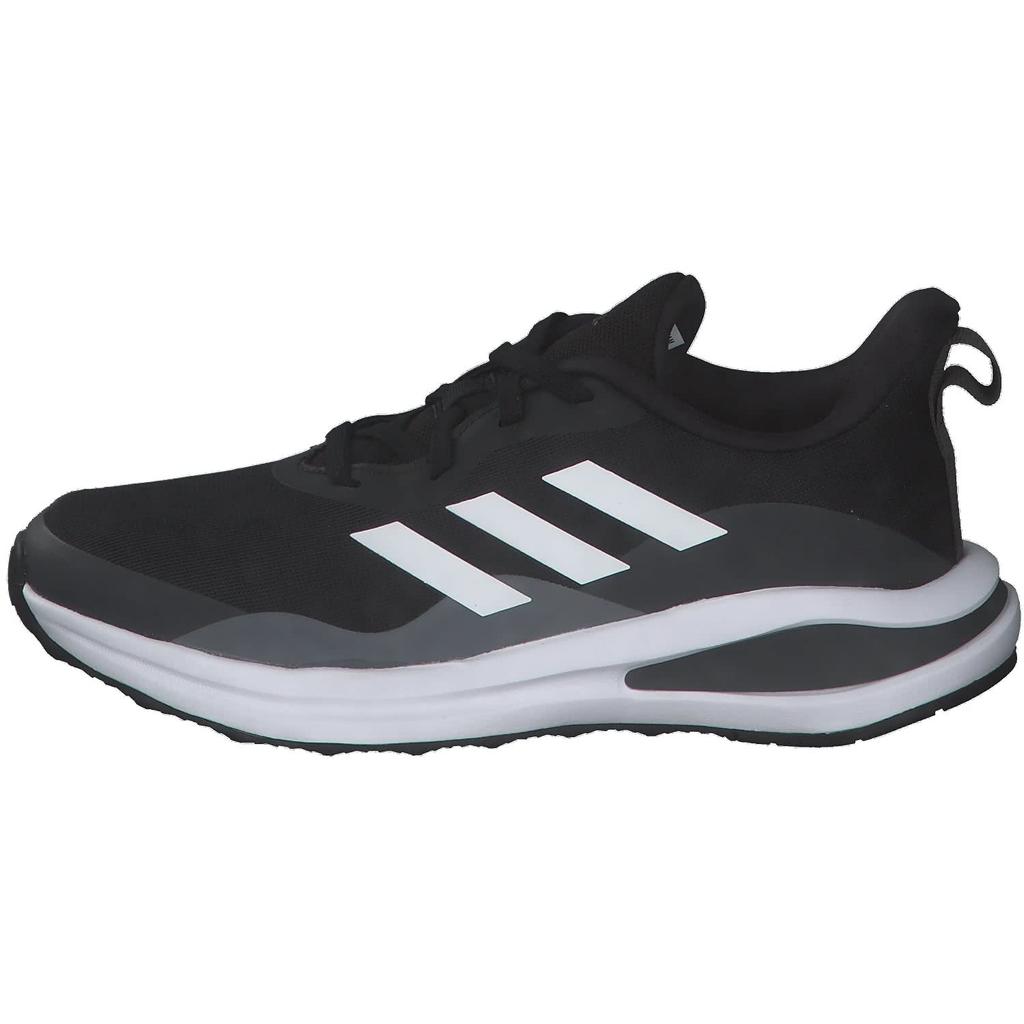 Running Shoes Fortalan Lace Running LIF89 Kids Core Six Cm [Adidas] Black/Footwear White/Gray (GY7597) 17.5